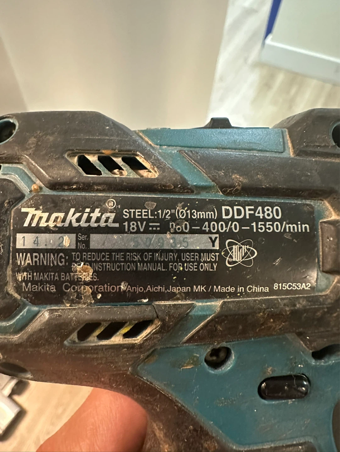 Makita DDF480 Cordless Drill - photo 3