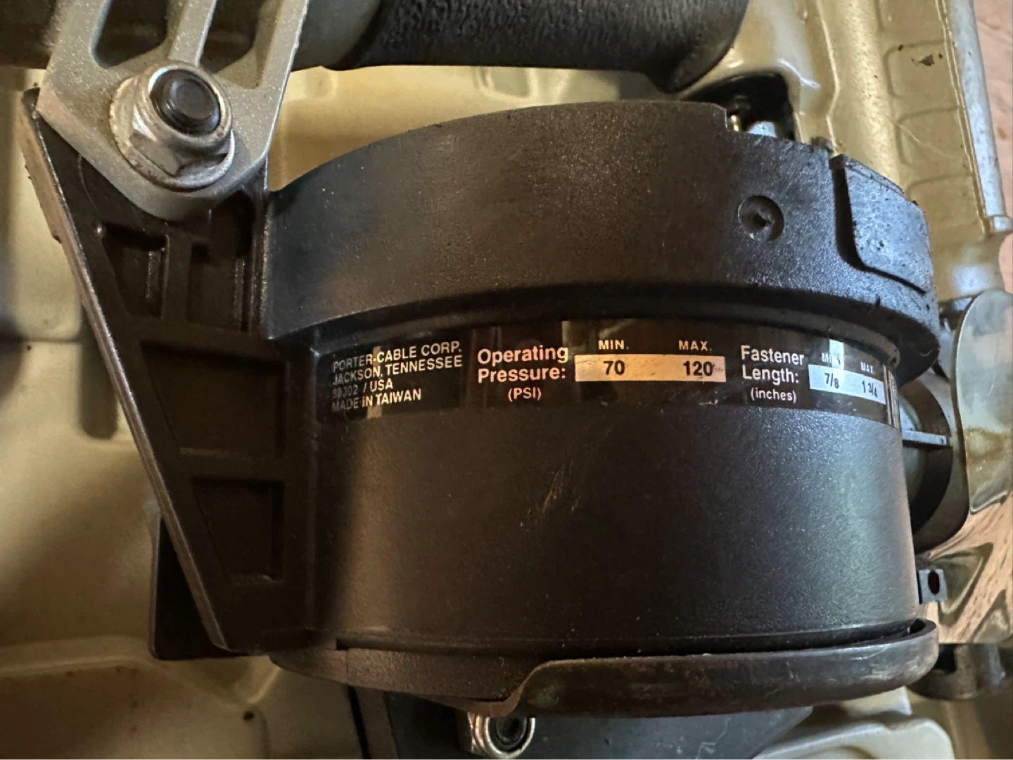 Porter-Cable Roofing Coil Nailer RN175 - photo 4