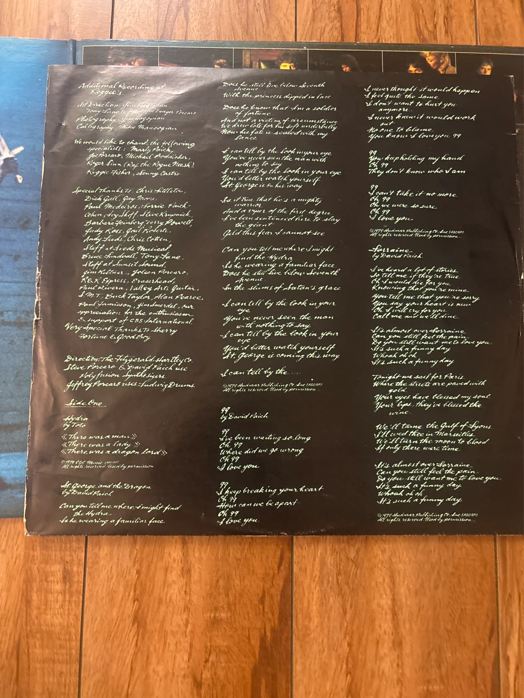 Vinyl Record) Toto   hydra - photo 4