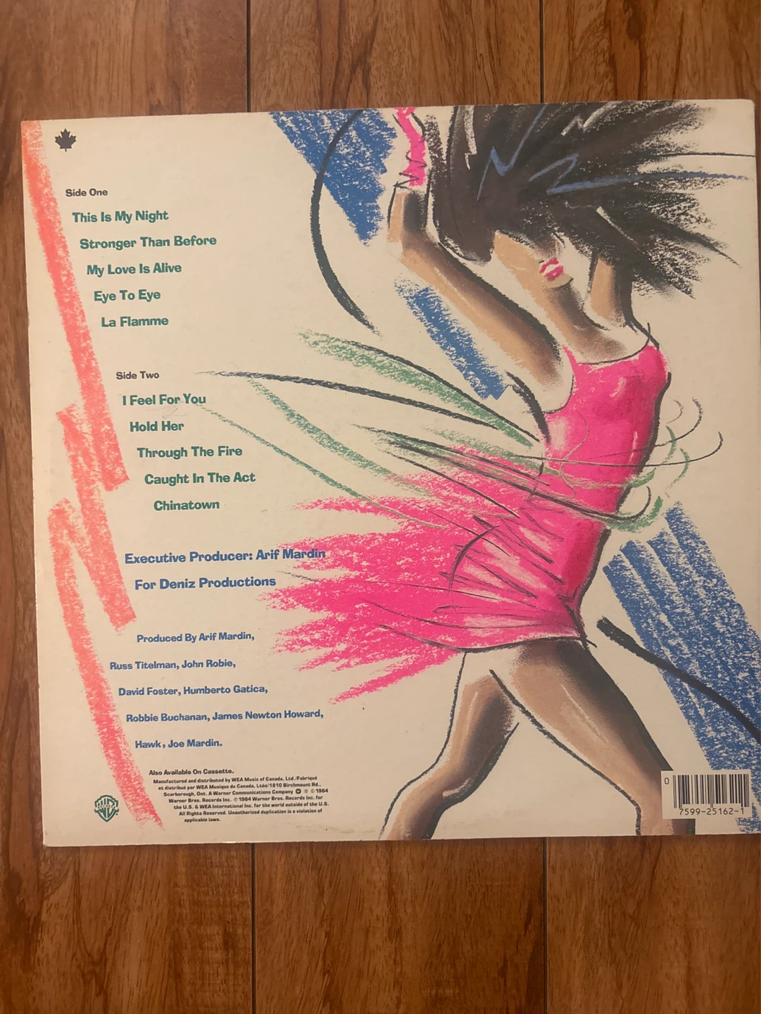 Chaka Khan "I Feel For You" Vinyl Record - photo 2