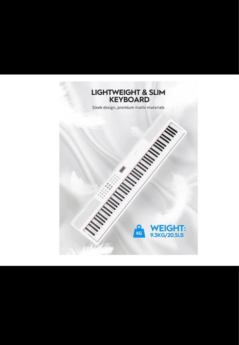 Digital 88 keys Piano Keyboard with Stand - photo 2