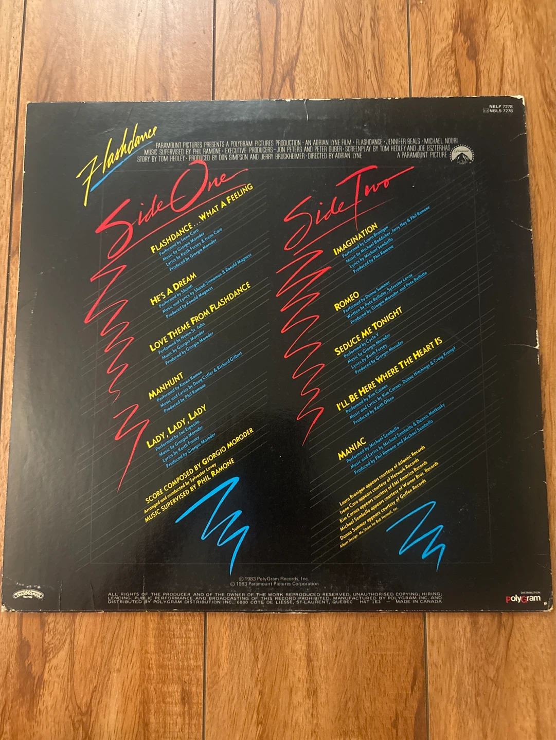Flashdance Original Soundtrack from the Motion Picture Vinyl LP - photo 2