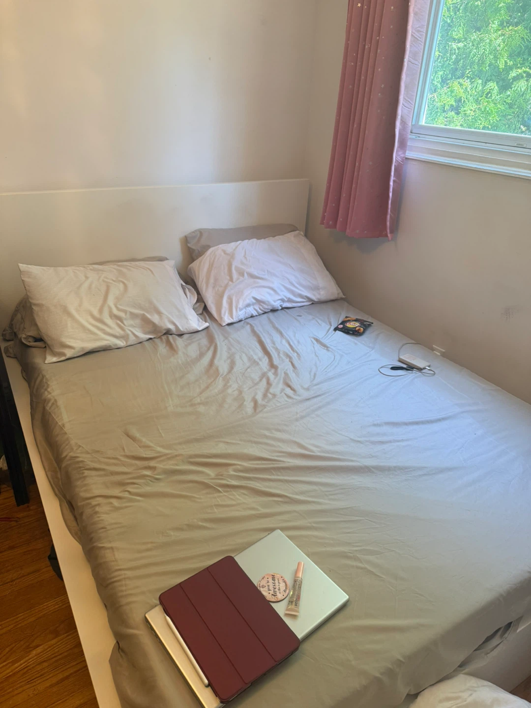 IKEA Queen bed + mattress - photo 5