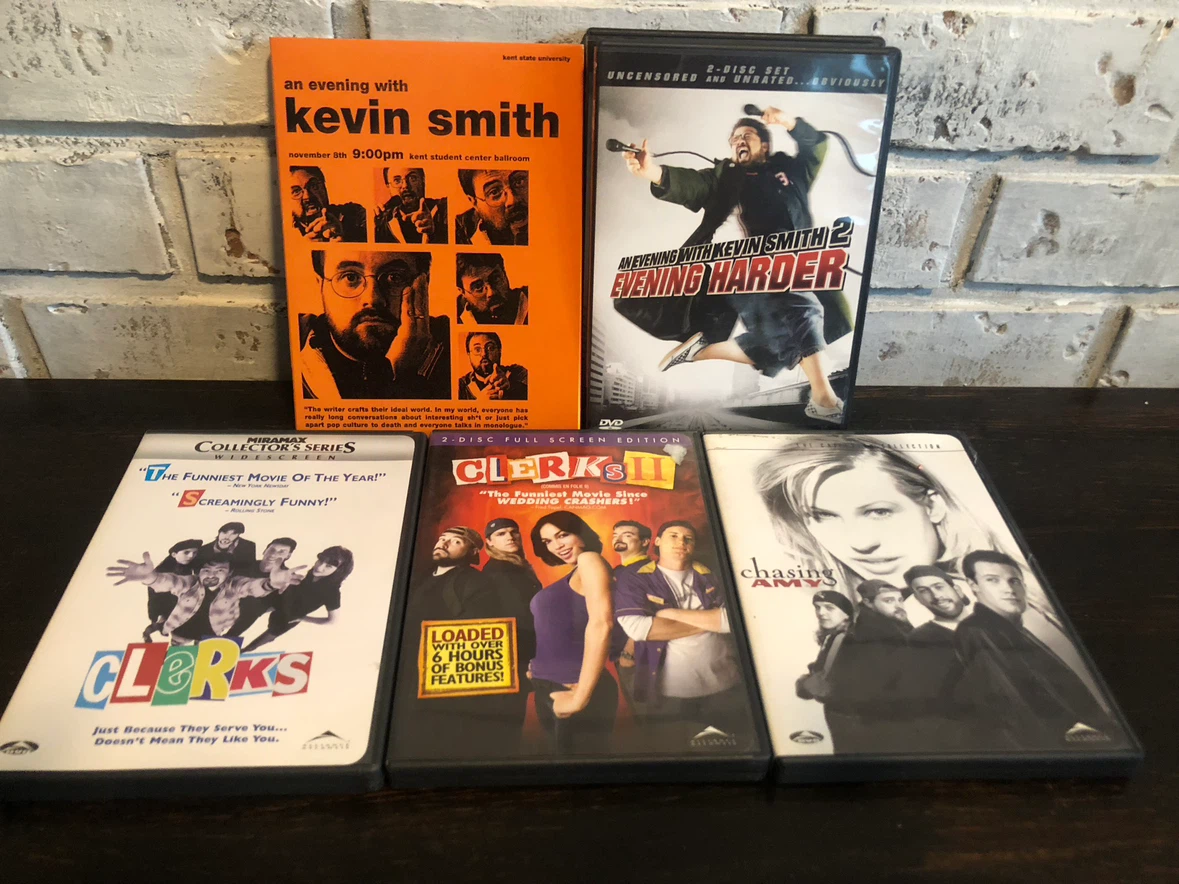 Kevin Smith DVD Bundle: Clerks, Chasing Amy, and Evening Harder