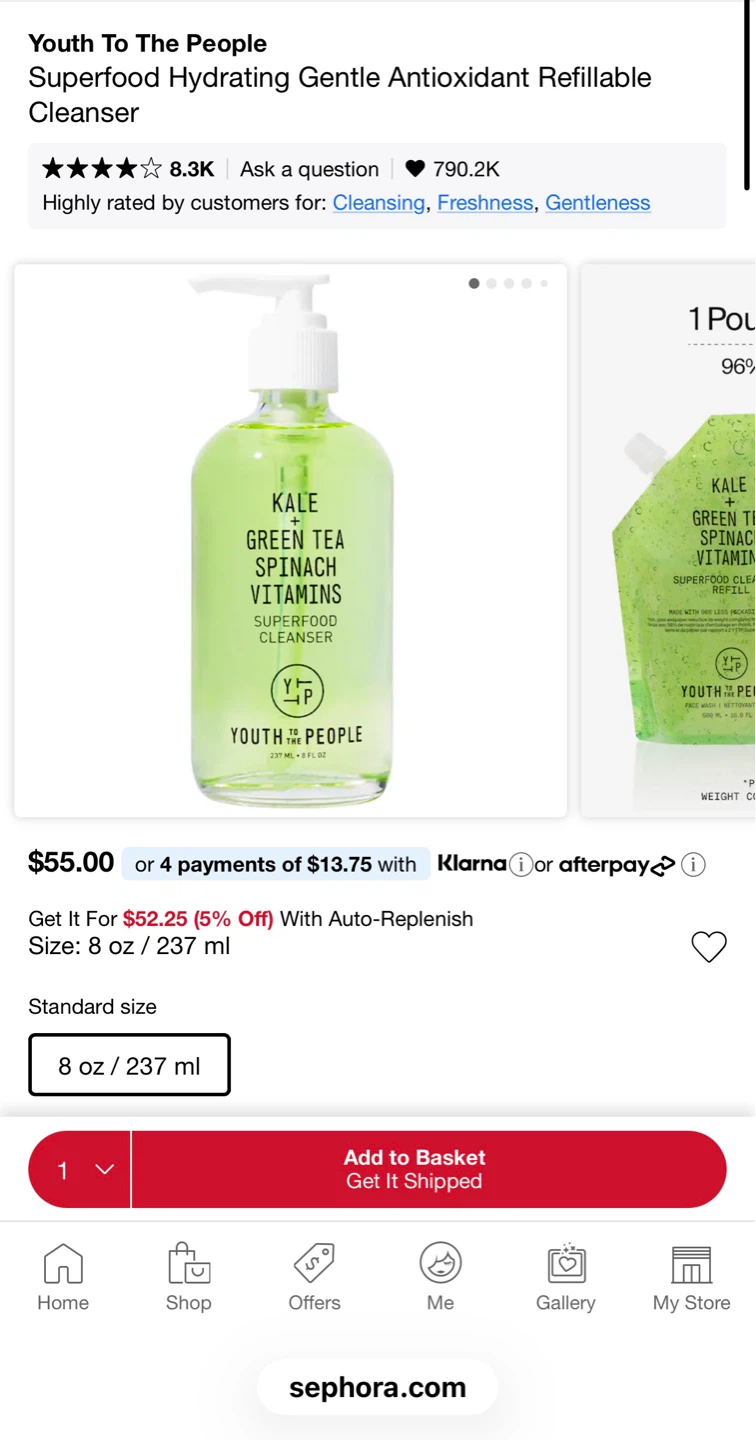 Youth to the People superfood face cleanser + The Ordinary serum - photo 2
