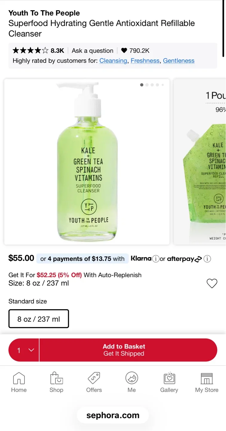 Youth to the People superfood face cleanser + The Ordinary serum - photo 2