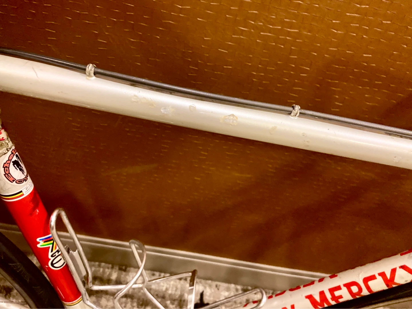 Eddy Merckx Corsa Road Bike Columbus SL 50cm FAEMA White & Red - photo 5