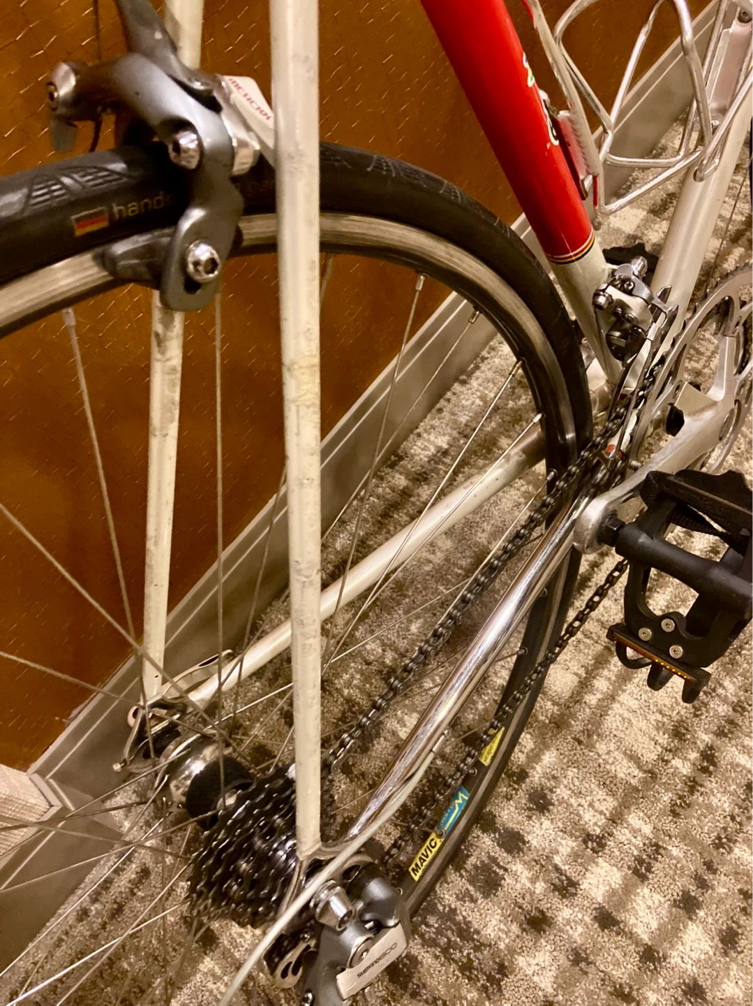Eddy Merckx Corsa Road Bike Columbus SL 50cm FAEMA White & Red - photo 4