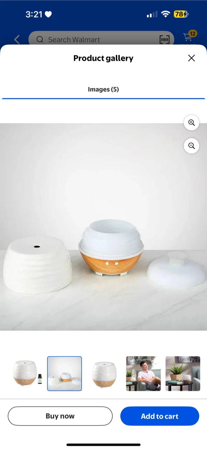 Ellia Ascend Ultrasonic Aroma Diffuser + 3 Essential Oils - photo 2