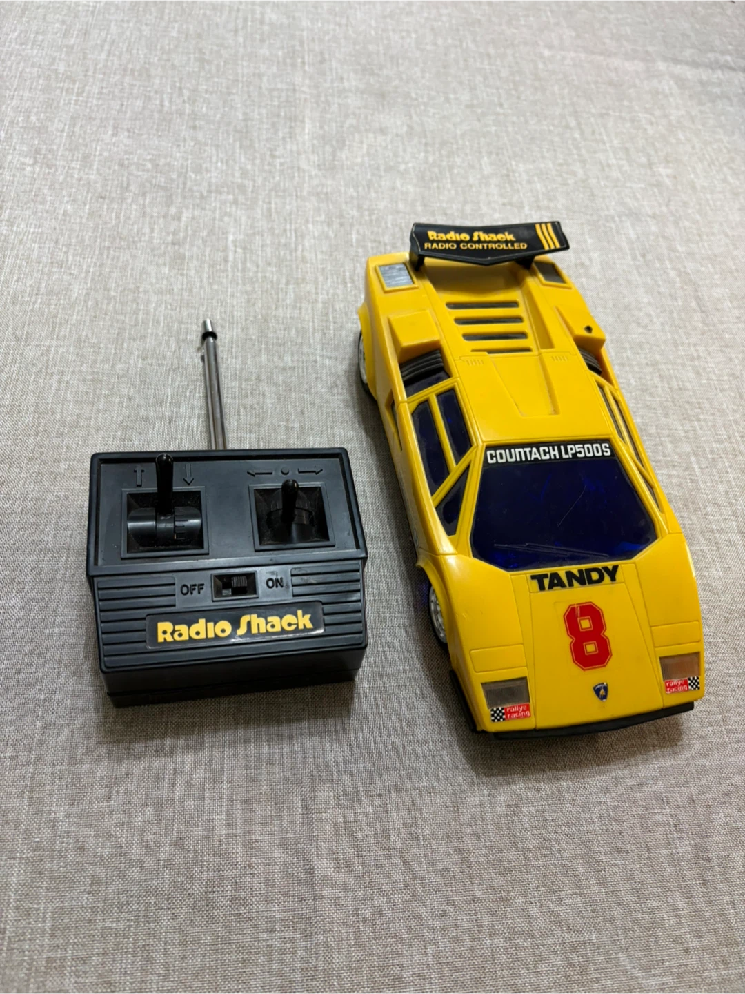 Radio Shack Tandy Countach LP500S Remote Control Car