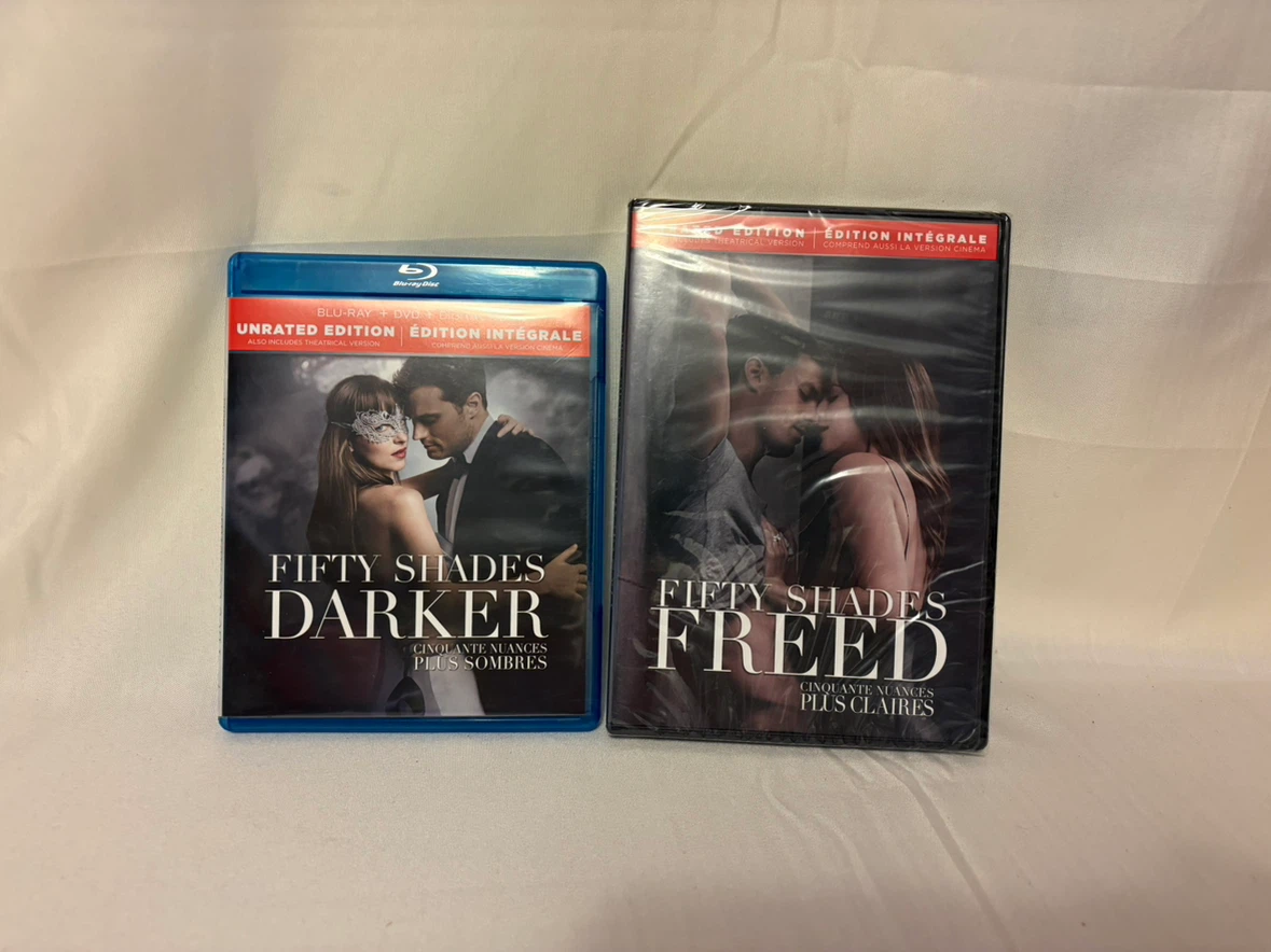 Fifty Shades Darker & Freed Blu-ray/DVD Combo Packs