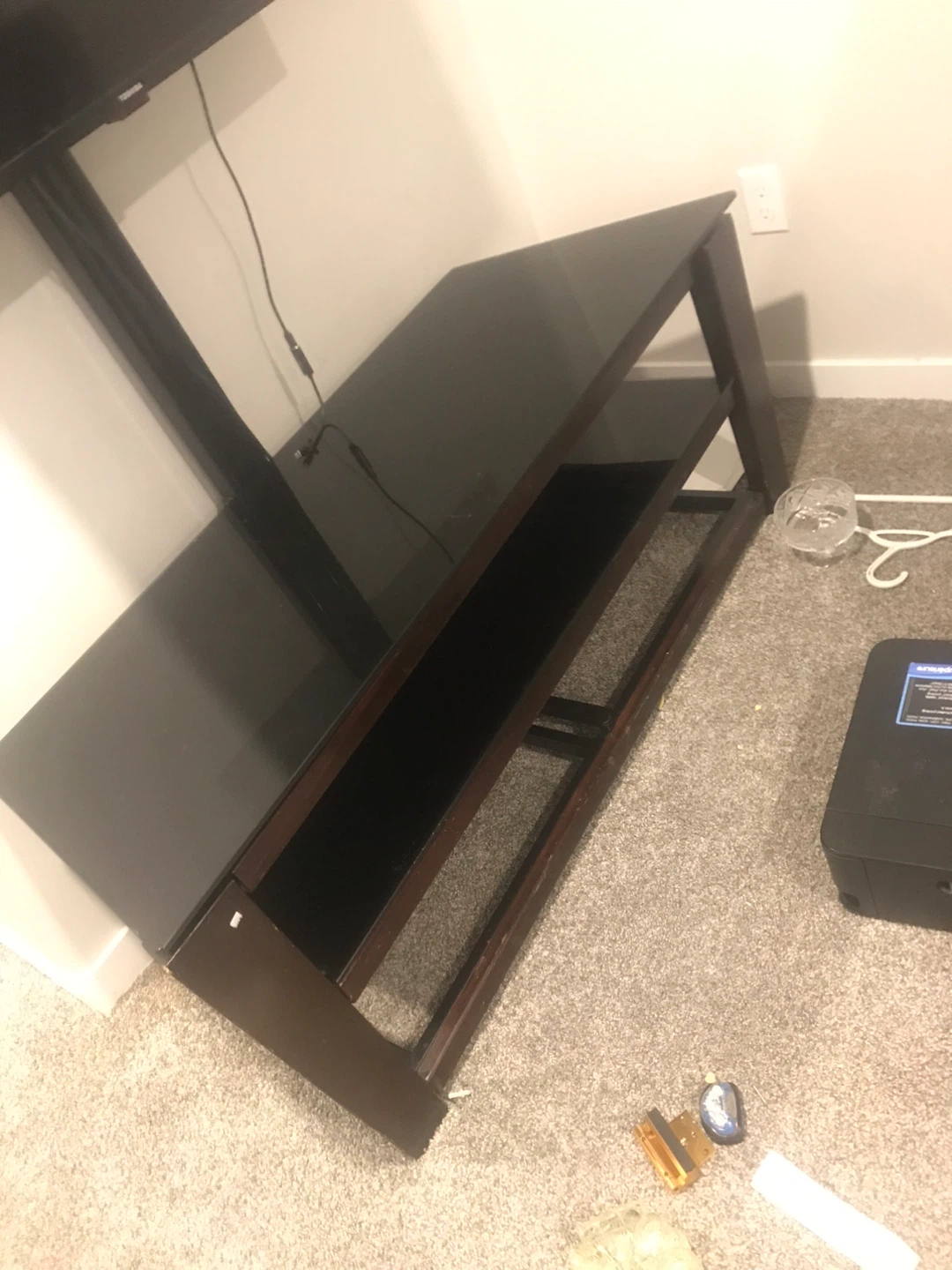 Black Glass Entertainment Unit