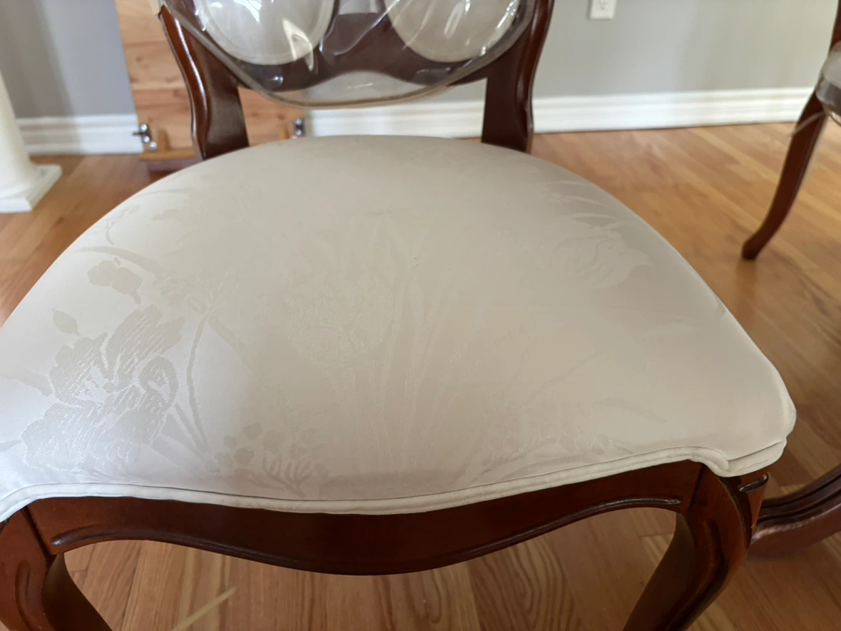 Solid Wood Dining Table with Extension + 6 Chairs - photo 3