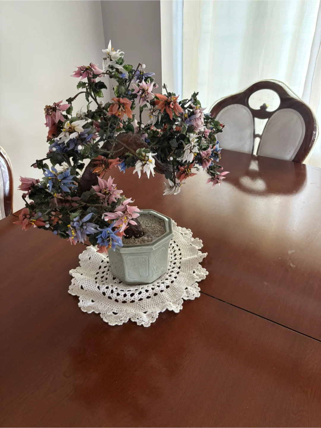Solid Wood Dining Table with Extension + 6 Chairs - photo 5