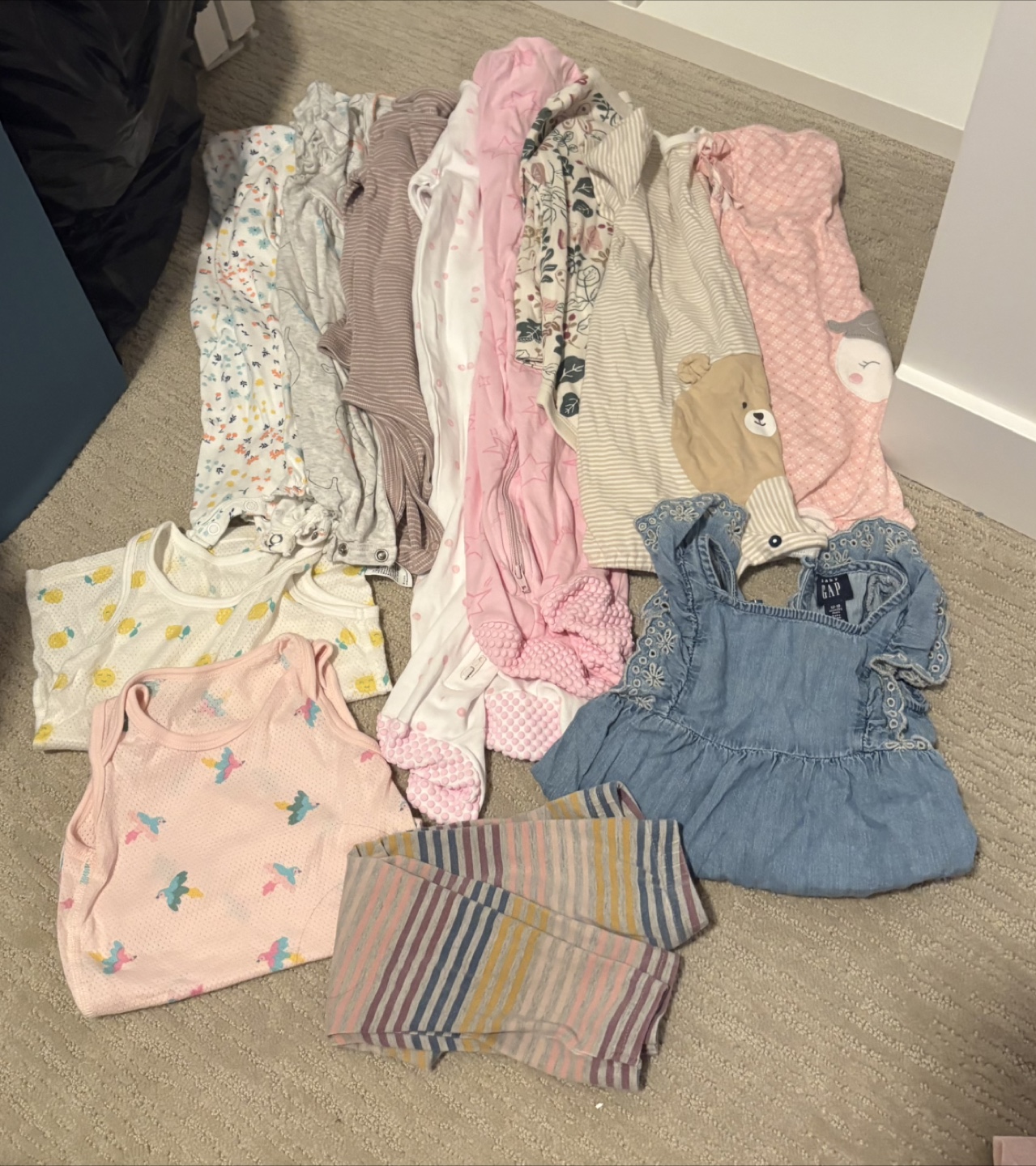 Baby Clothes Bundle - Mostly Girls' Onesies & Outfit