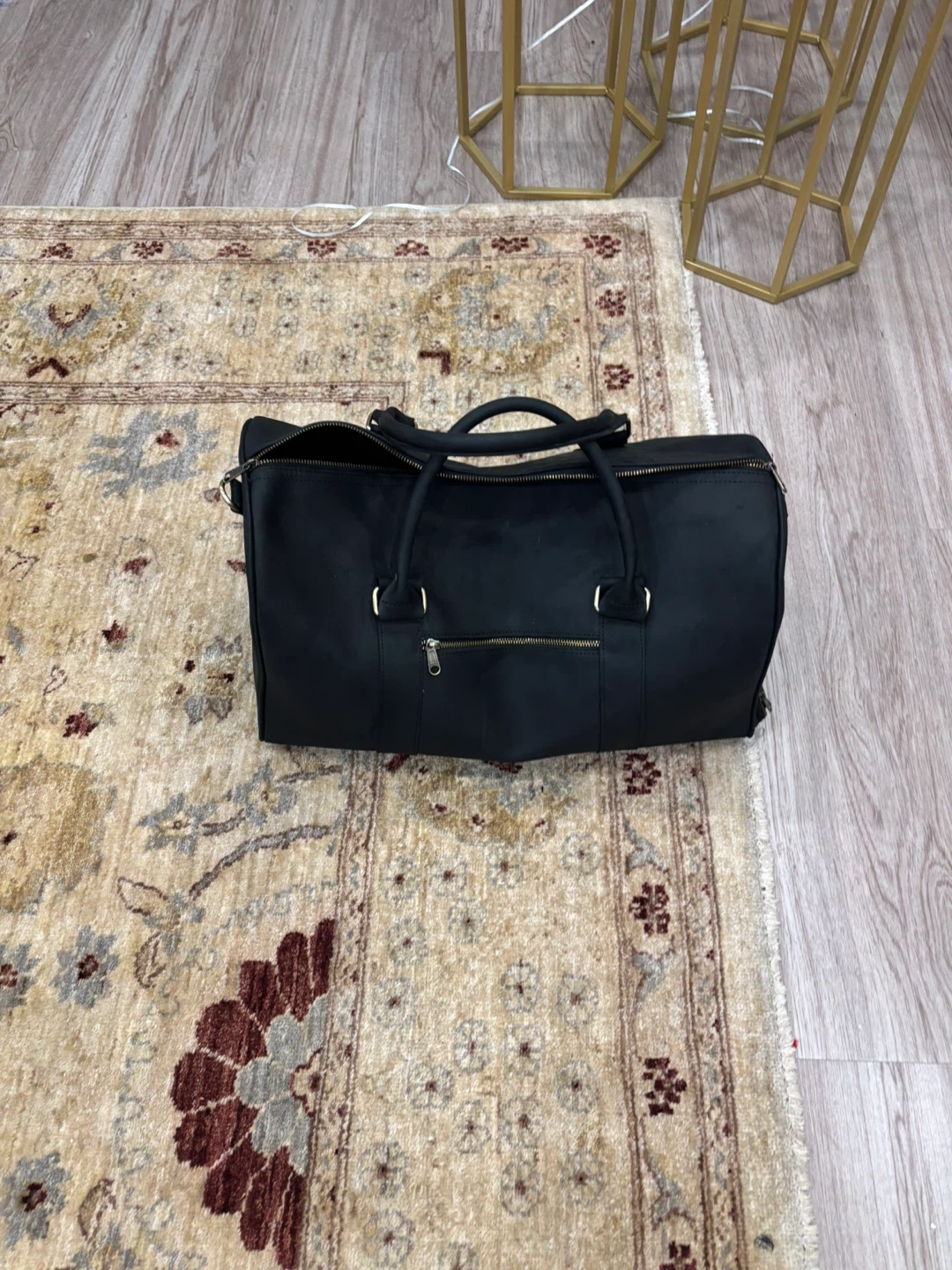 Brand New Handmade Italian Genuine Leather Weekender Duffel Bag - photo 2