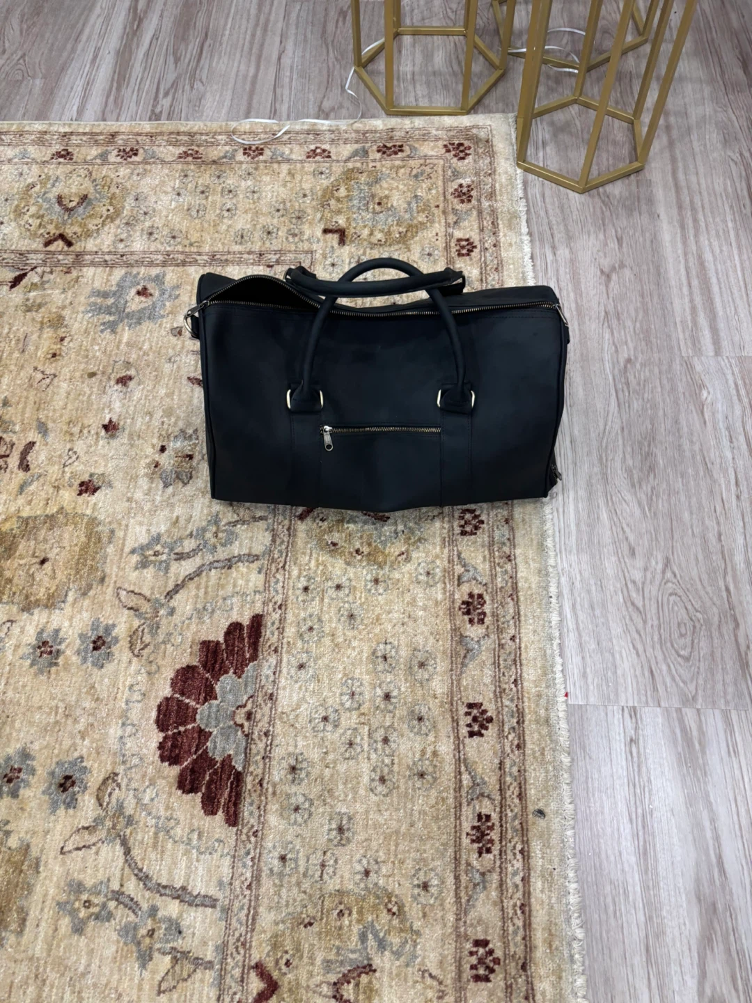 Brand New Handmade Italian Genuine Leather Weekender Duffel Bag