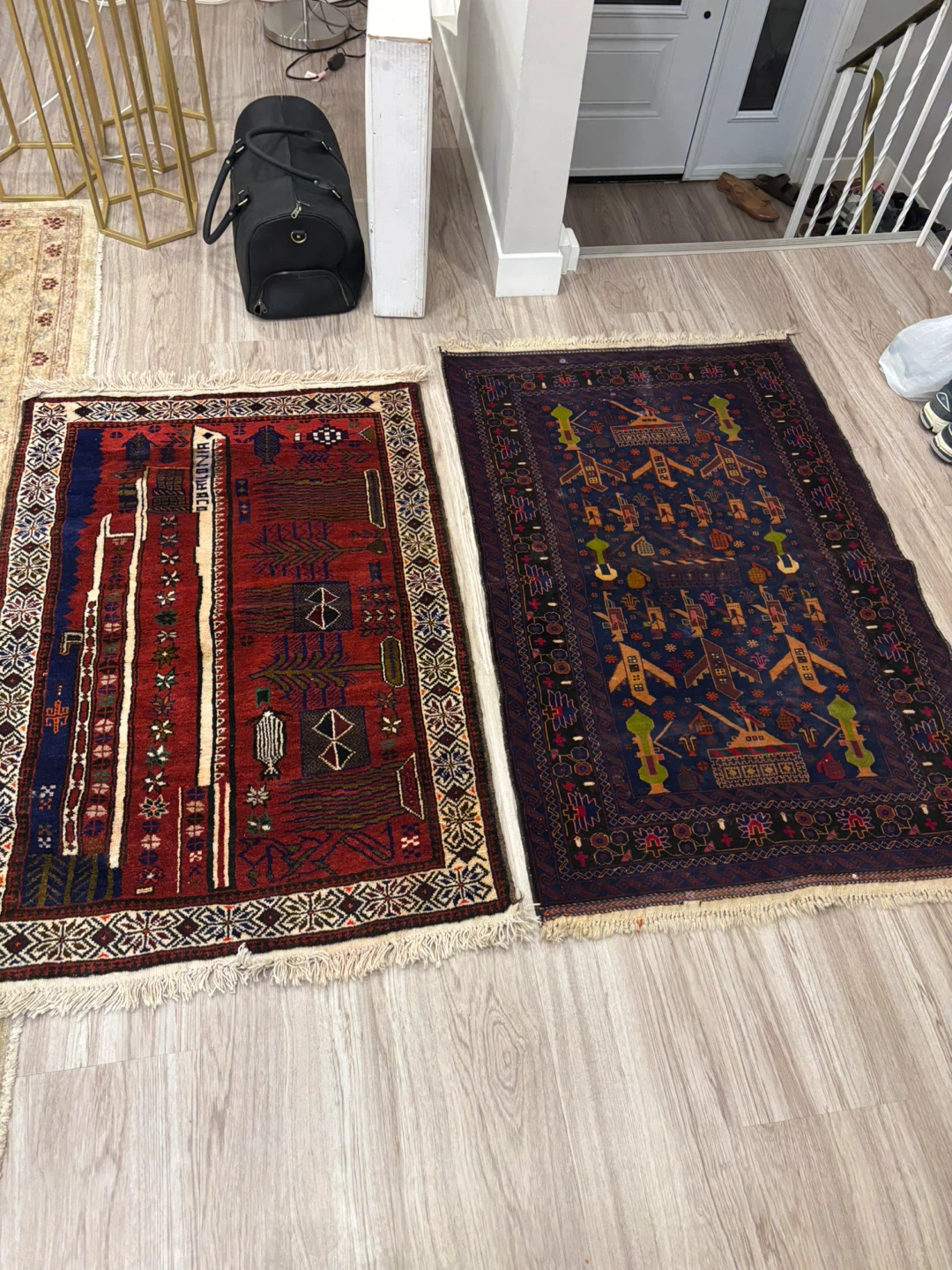 Pair of Vintage Handwoven Persian Rugs – 40+ Years Old - photo 2