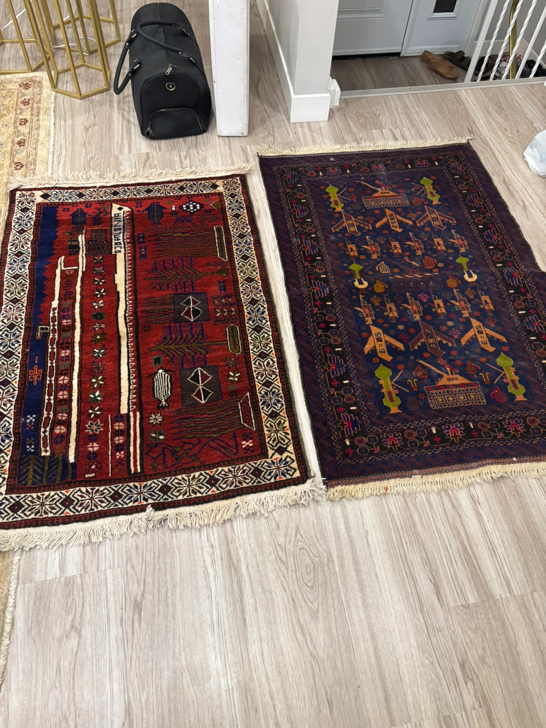 Pair of Vintage Handwoven Persian Rugs – 40+ Years Old - photo 3