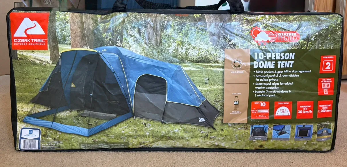 Ozark Trail 10-Person Dome Tent