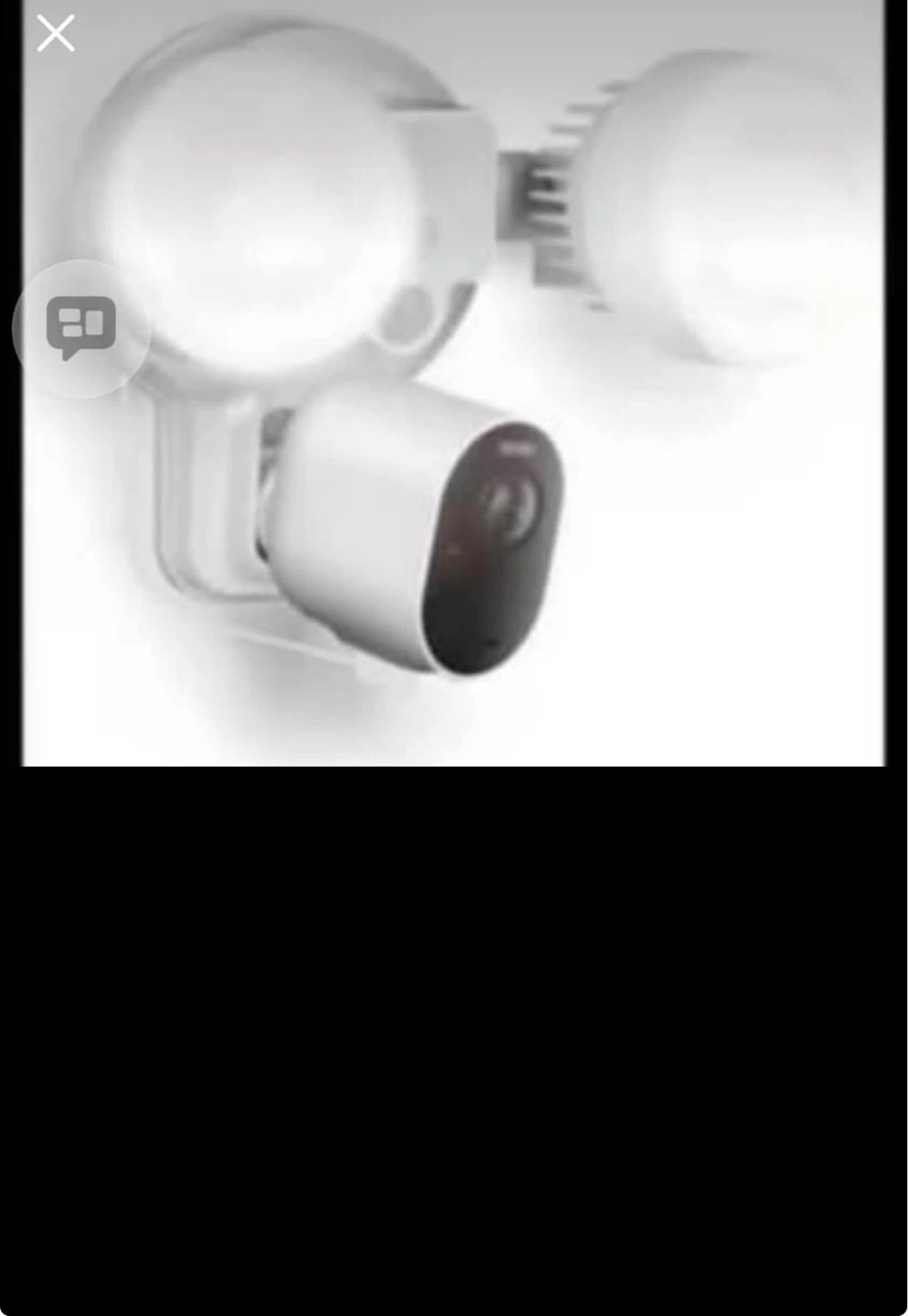 Motion Activated Security Light with Camera