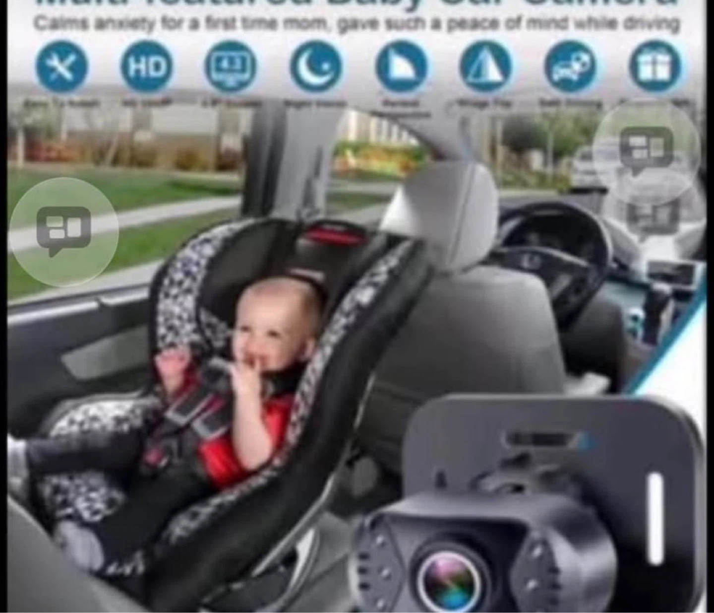 LeeKooLuu Multi-featured Baby Car Camera - photo 2