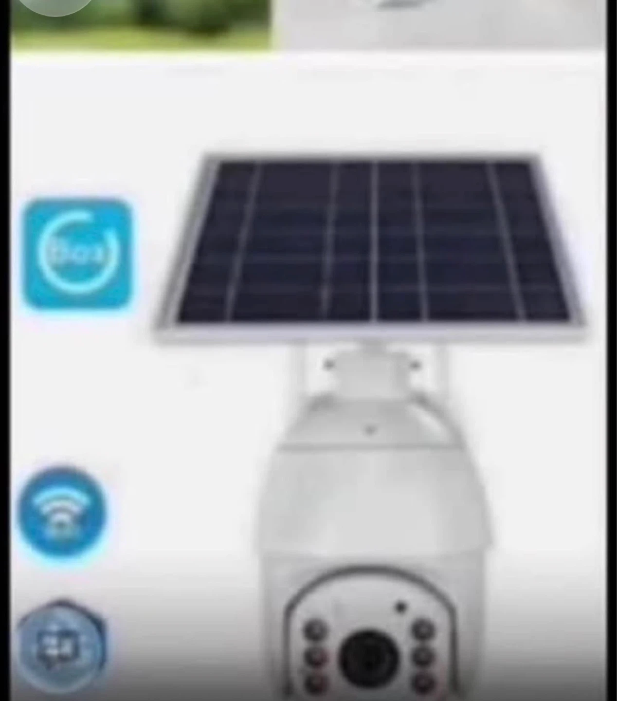 Solar Powered Security Camera with Night Vision