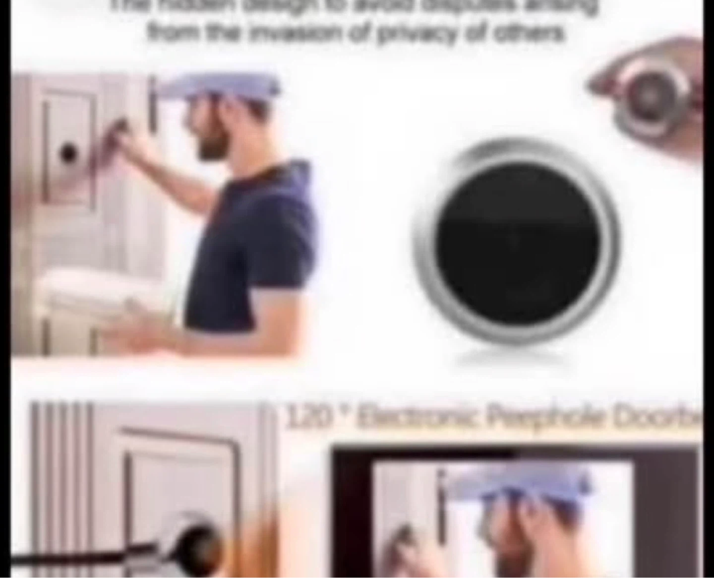 Digital Peephole Door Viewer
