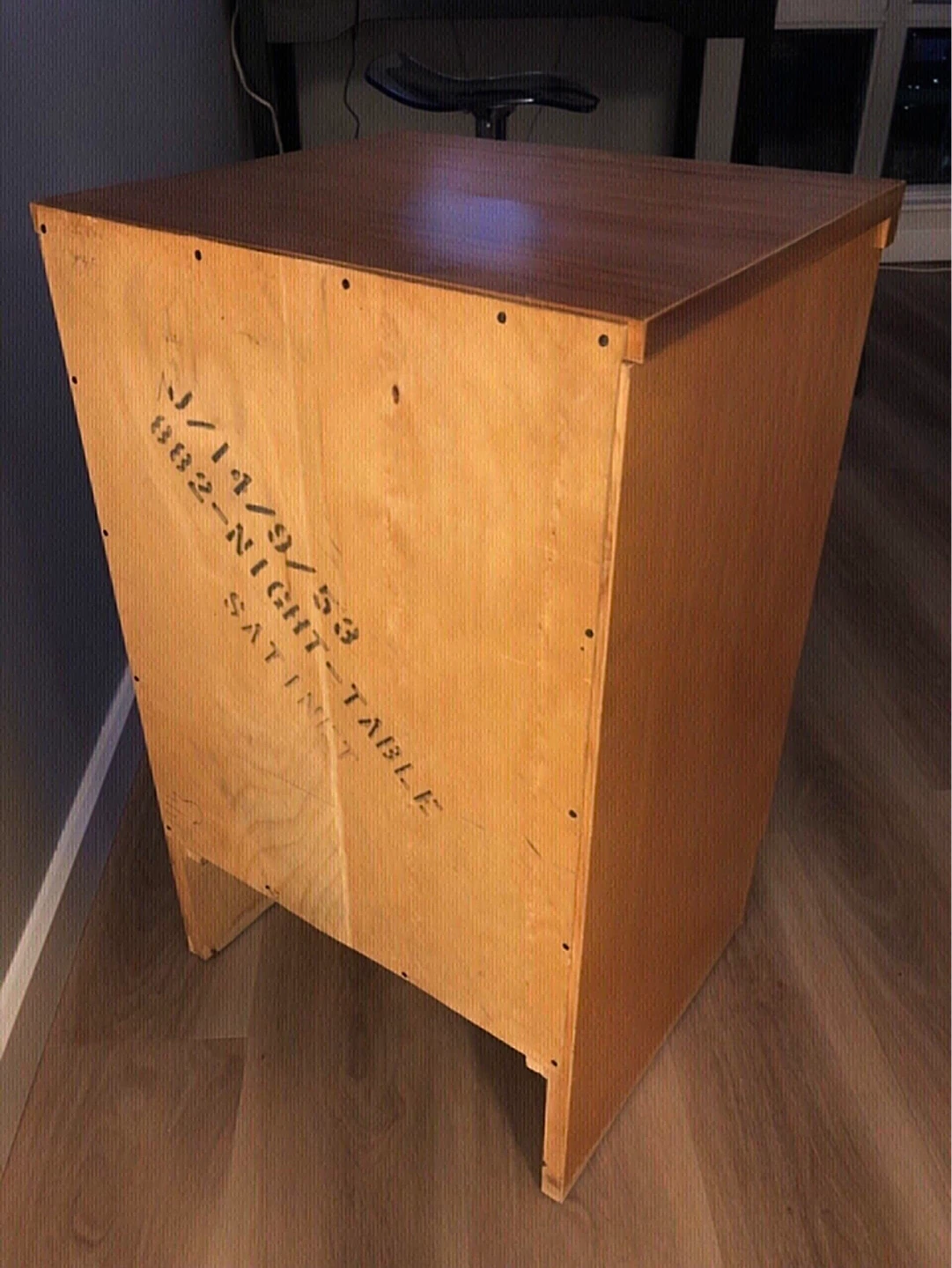 Vintage Wooden Night Table - photo 2