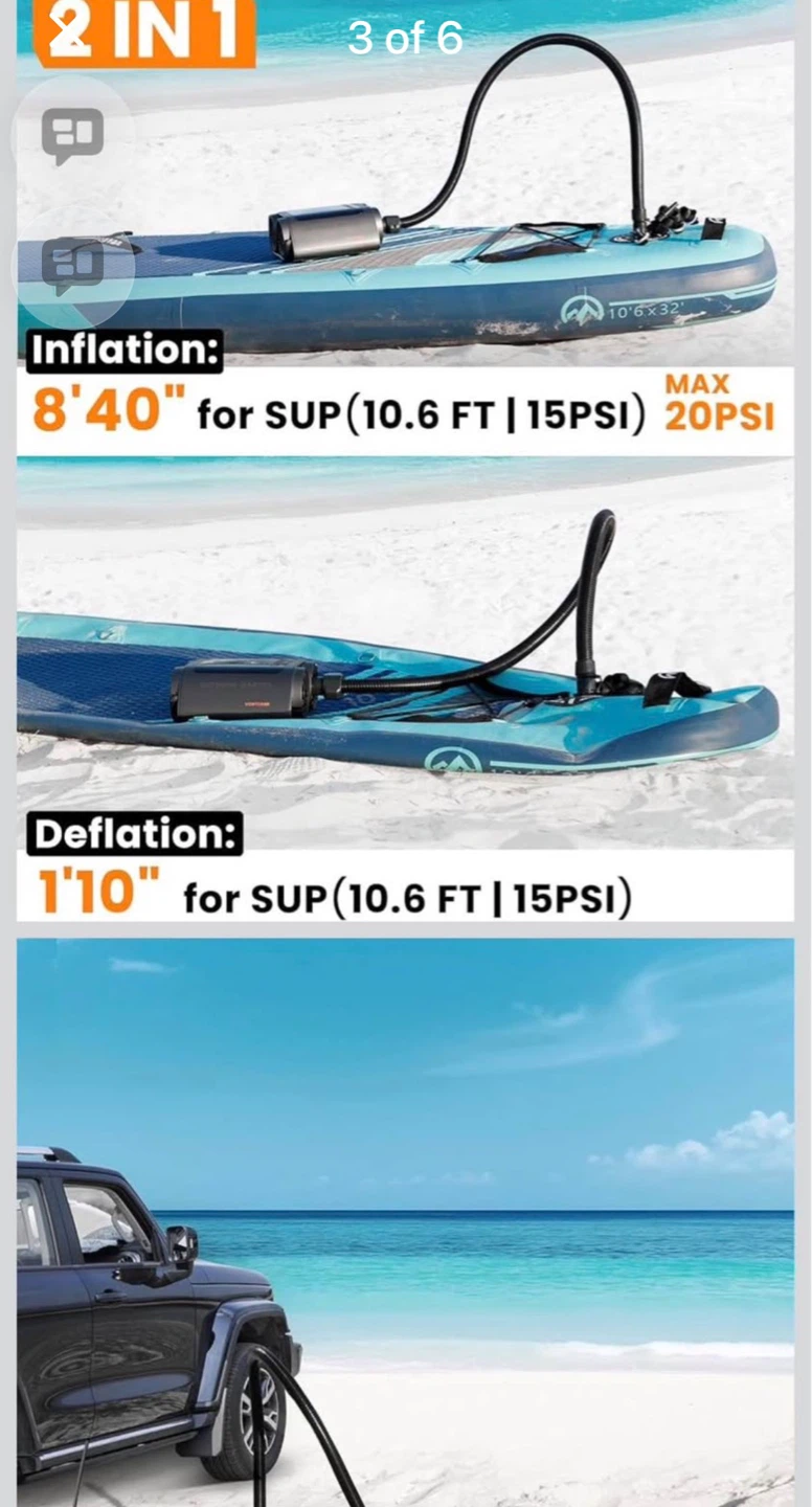 Outdoor Master Portable SUP Pump - photo 2