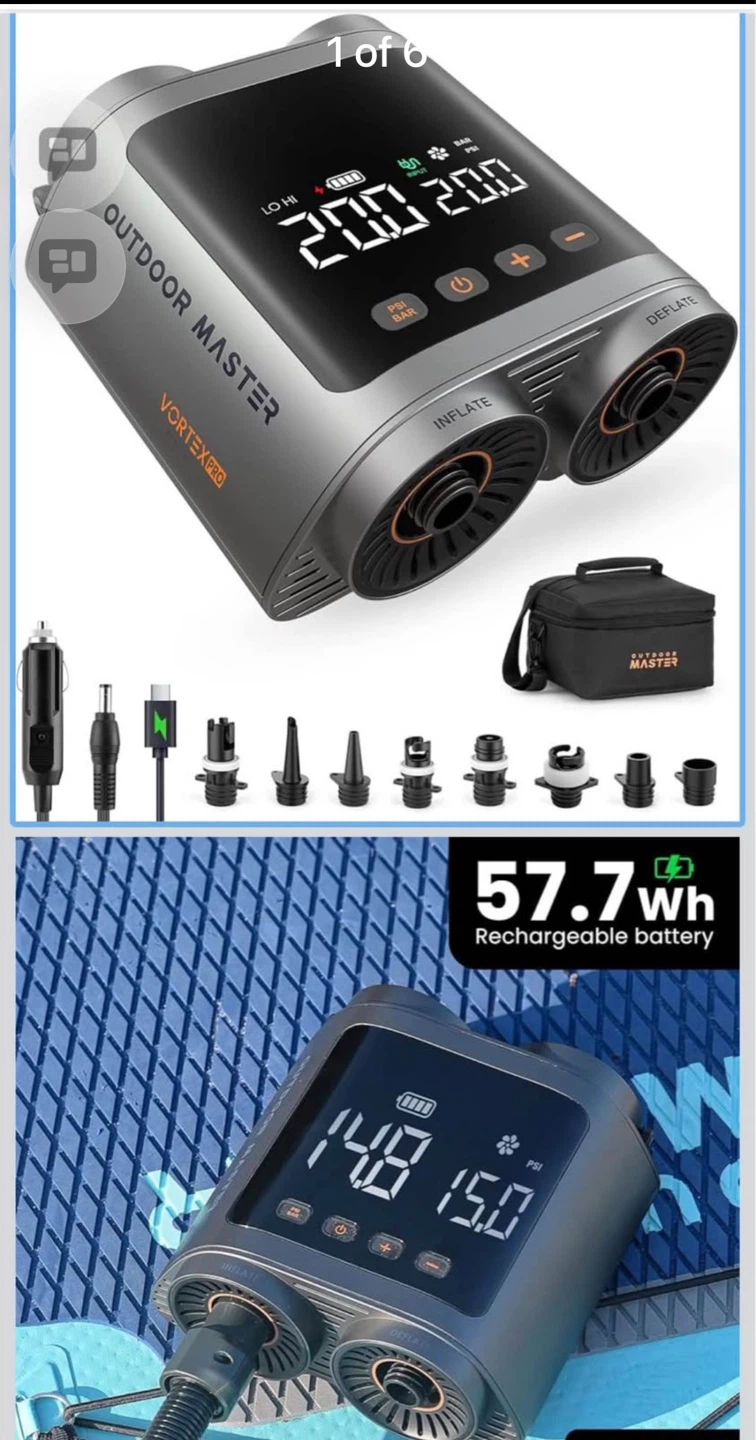 Outdoor Master Portable SUP Pump