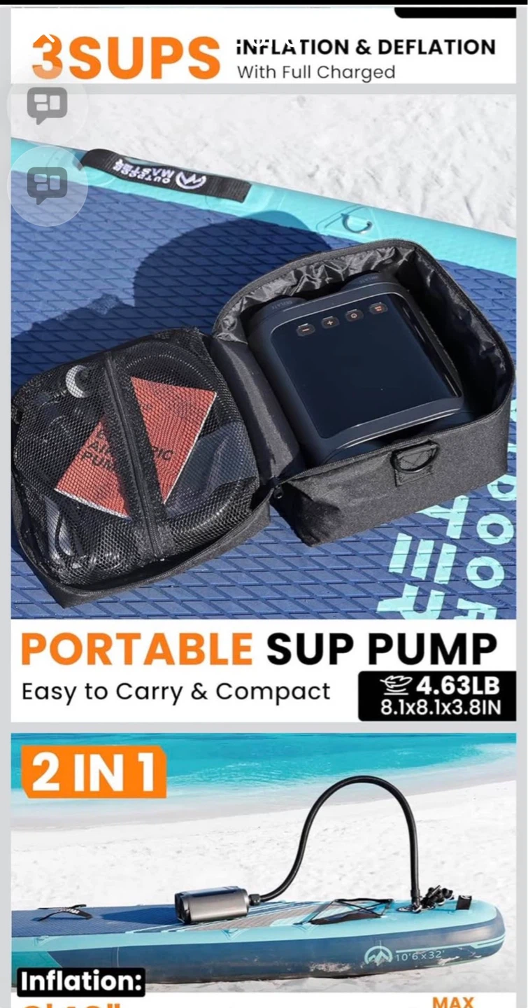 Outdoor Master Portable SUP Pump - photo 3