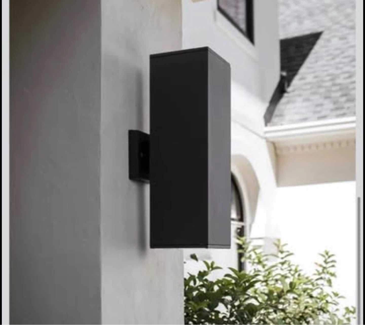 Modern Outdoor Porch Light Patio Light - 2 Pack Matte Black - photo 3