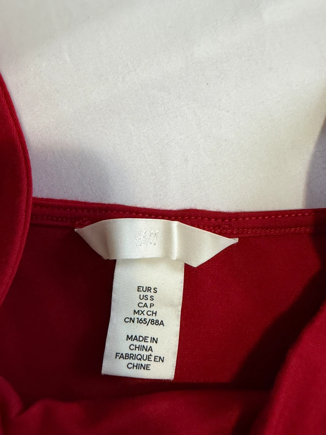 H&M Red Fit and Flare Dress - photo 3