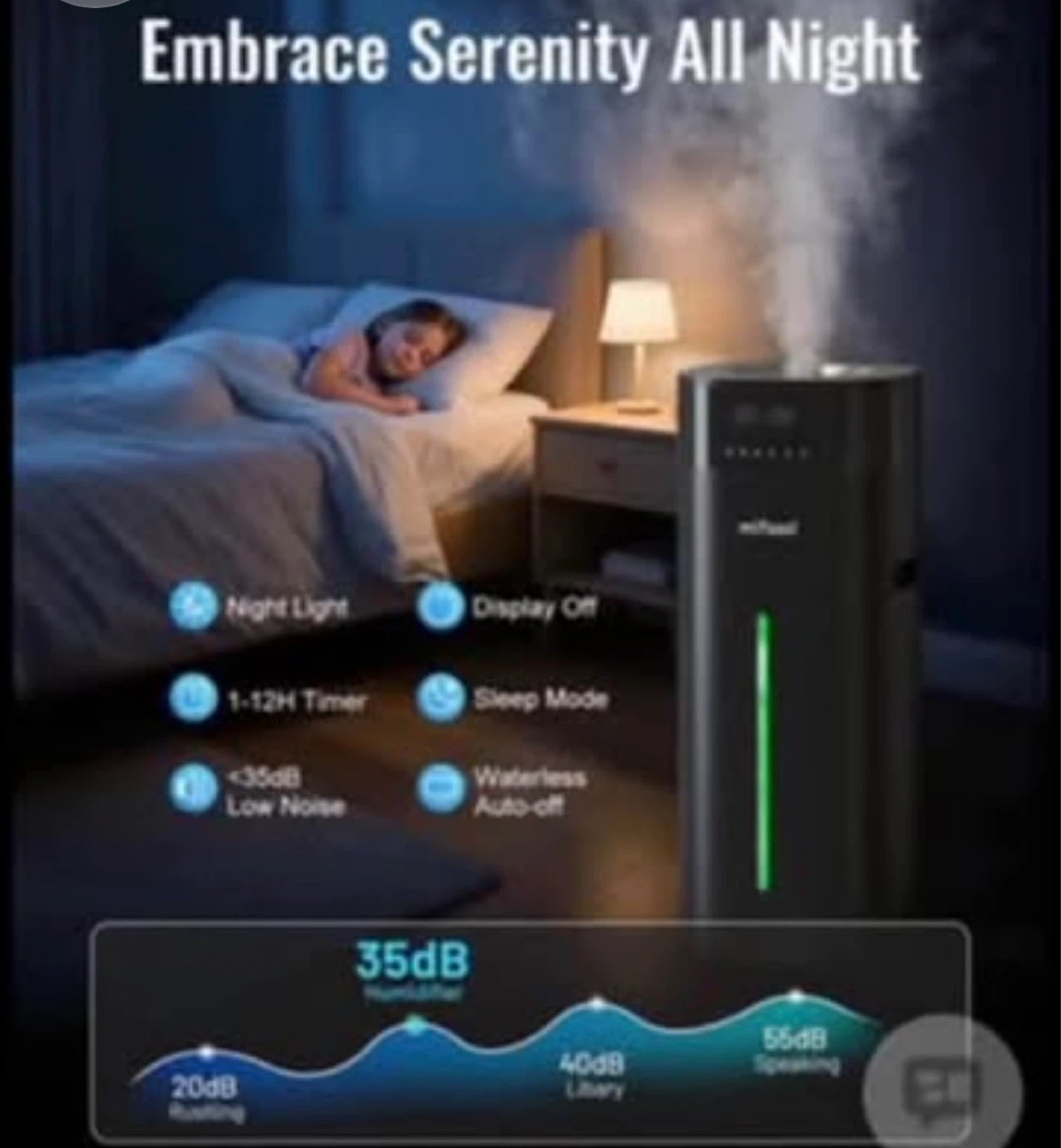 Humidifier Large Room, 5.3Gal/20L - photo 5