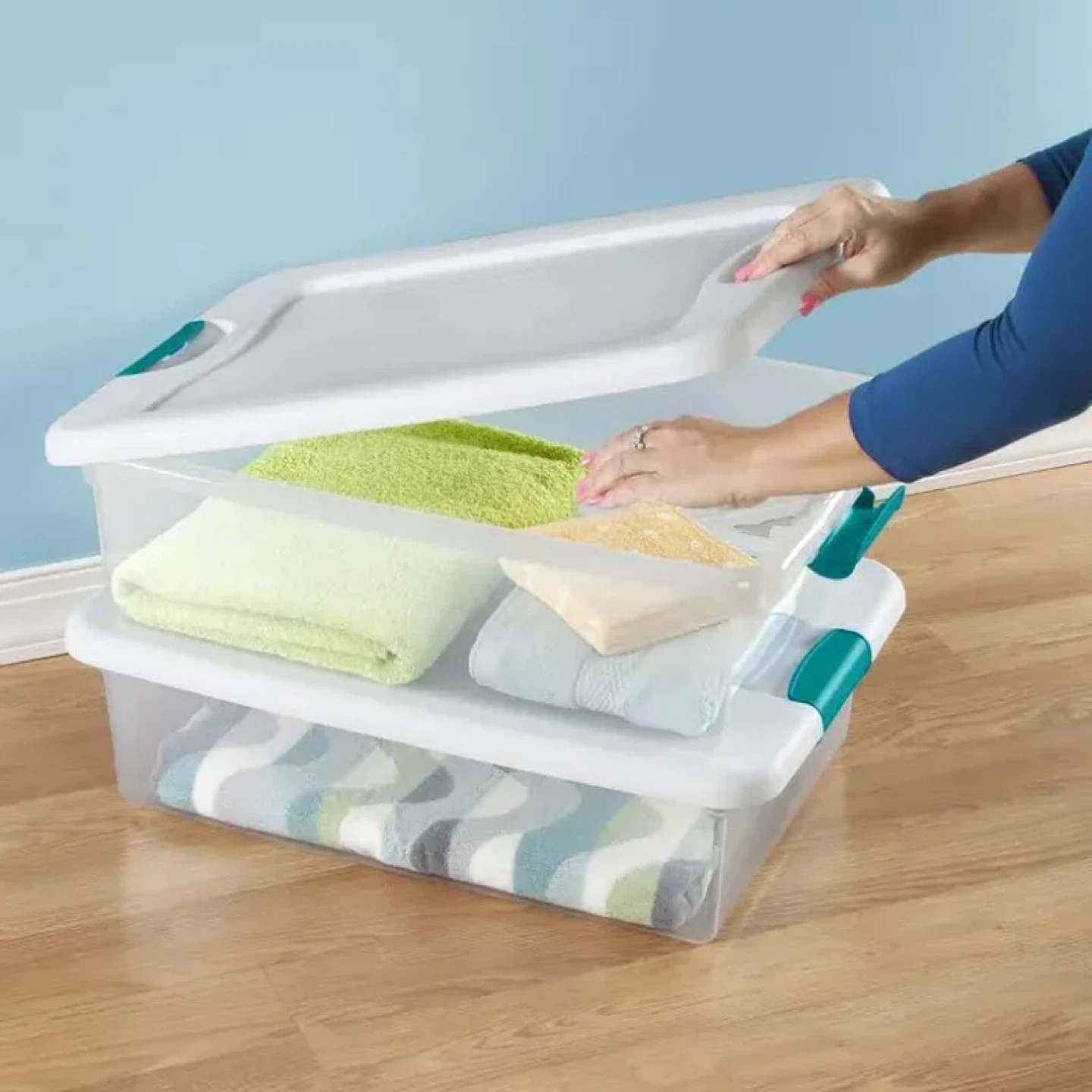 Sterilite Latching Storage Box - White - photo 2