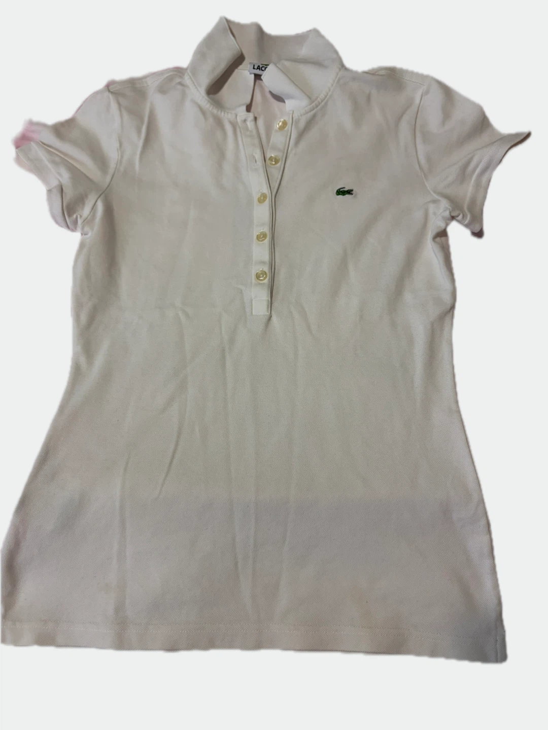 Lacoste White Polo Shirt