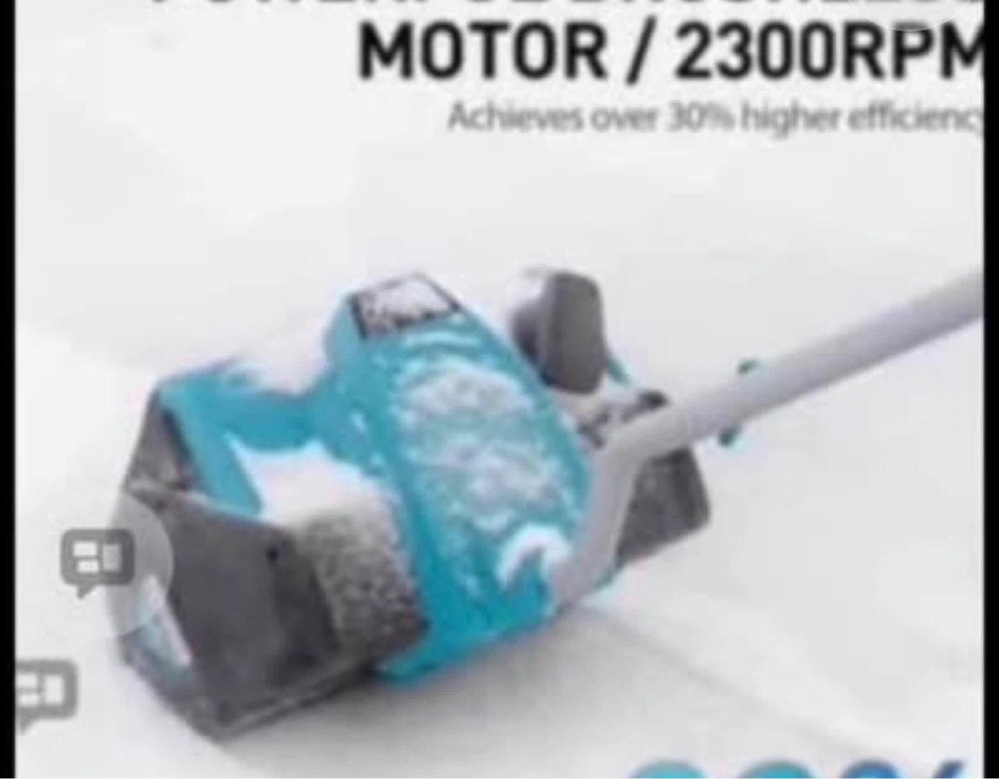 Cordless Electric Snow Blower with battery - photo 4