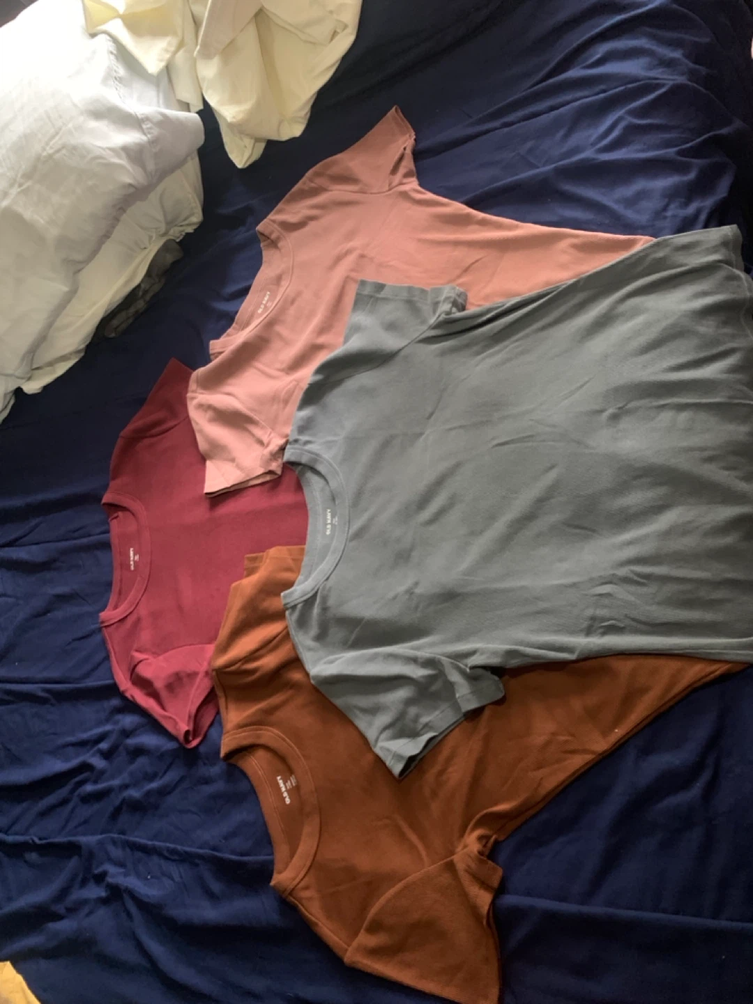 Old Navy Ribbed Crew Neck T-Shirts