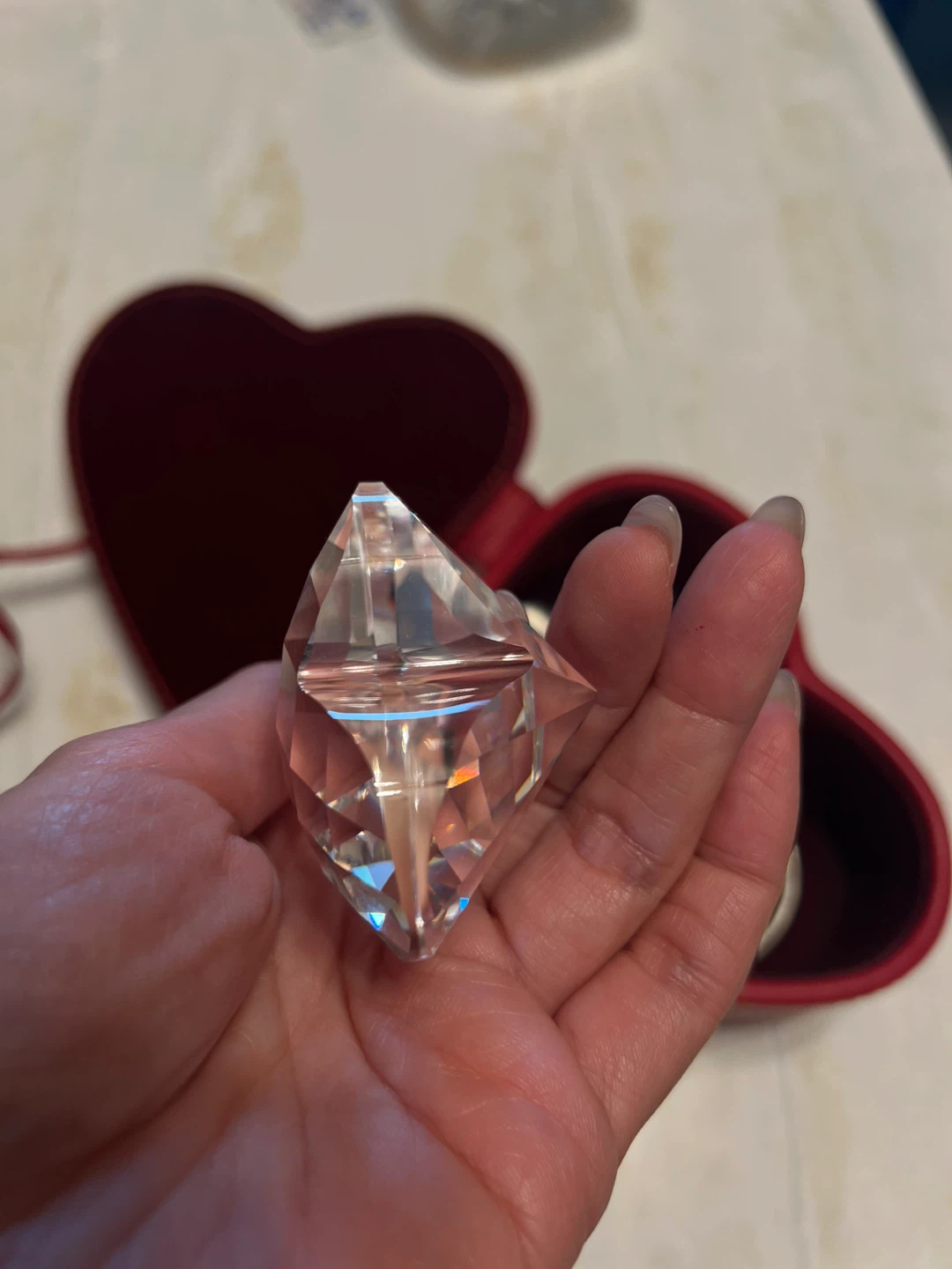 Swarovski Heart-Shaped Crystal Paperweight/figurine - photo 4