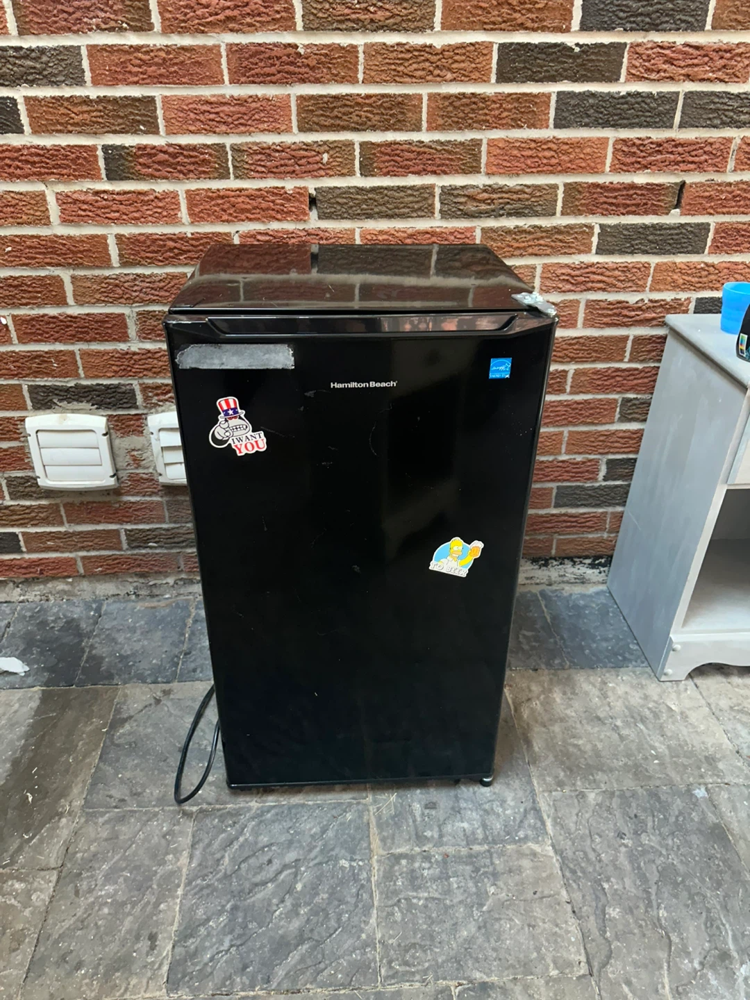 Hamilton Beach Black Mini Fridge