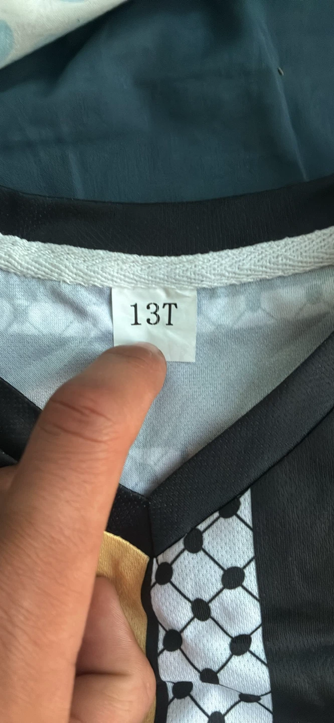Palestine Soccer Jersey - Size 13T - photo 4