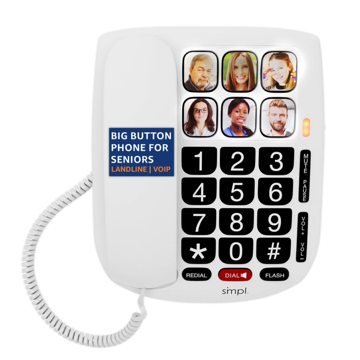 Simpl Photo Dial Plus Big Button Phone for Seniors - photo 4