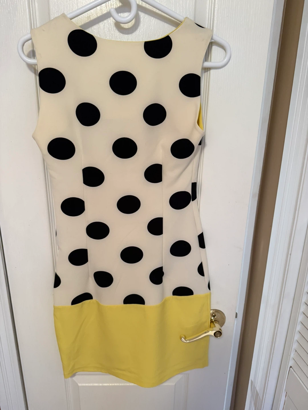 MIARTE Polka Dot Sleeveless Dress