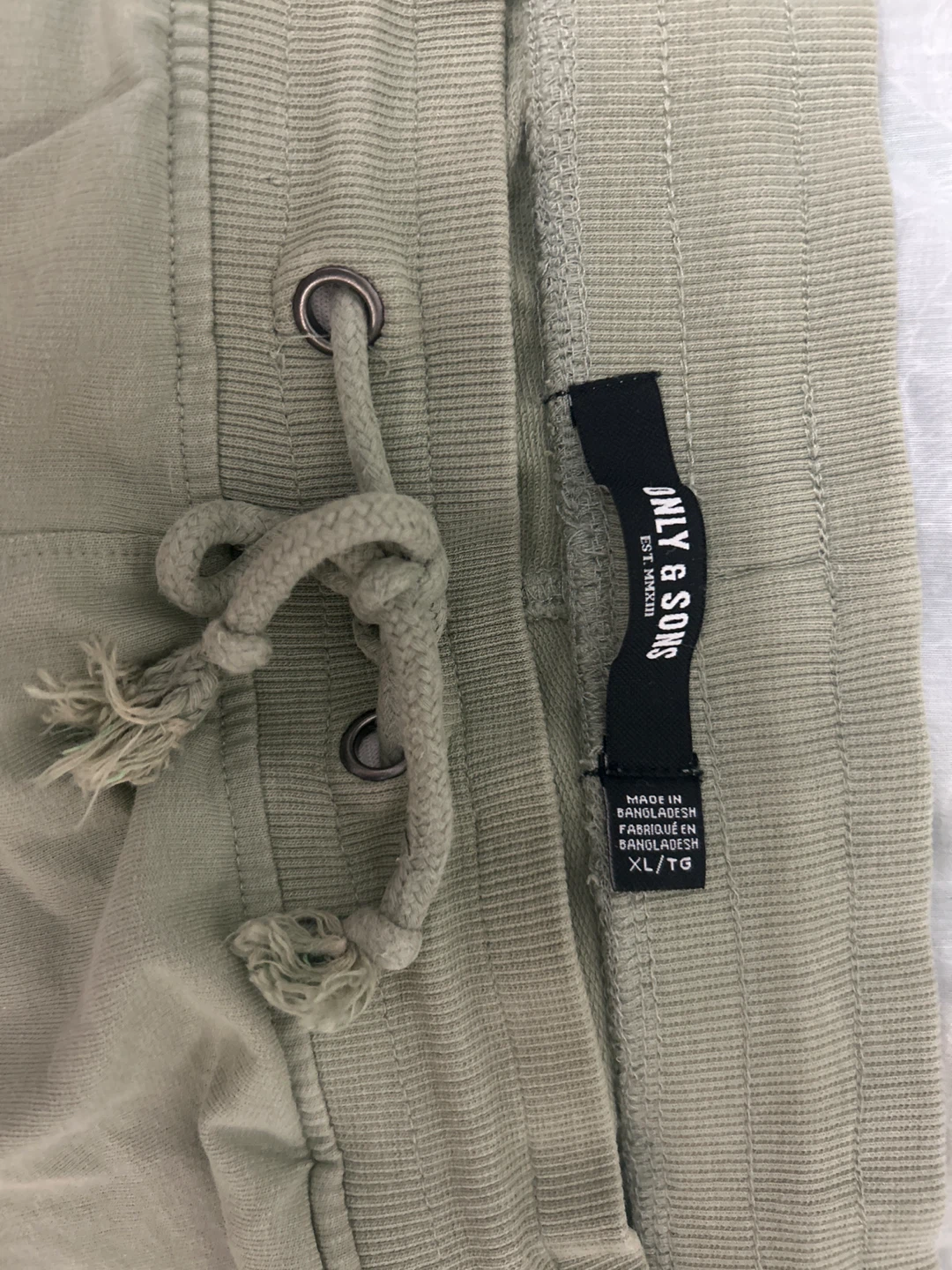 ONLY & SONS XL/TG Khaki Sweat Shorts - photo 2