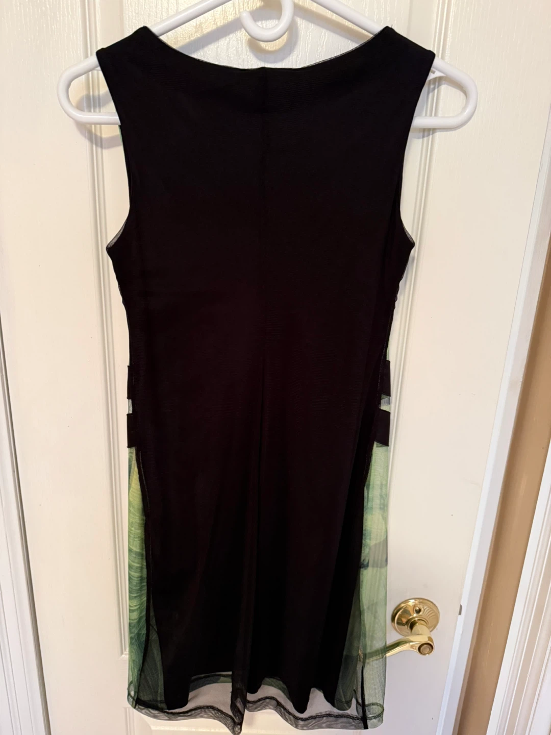 Wagdon Paris Sleeveless Leaf Print Dress - XS