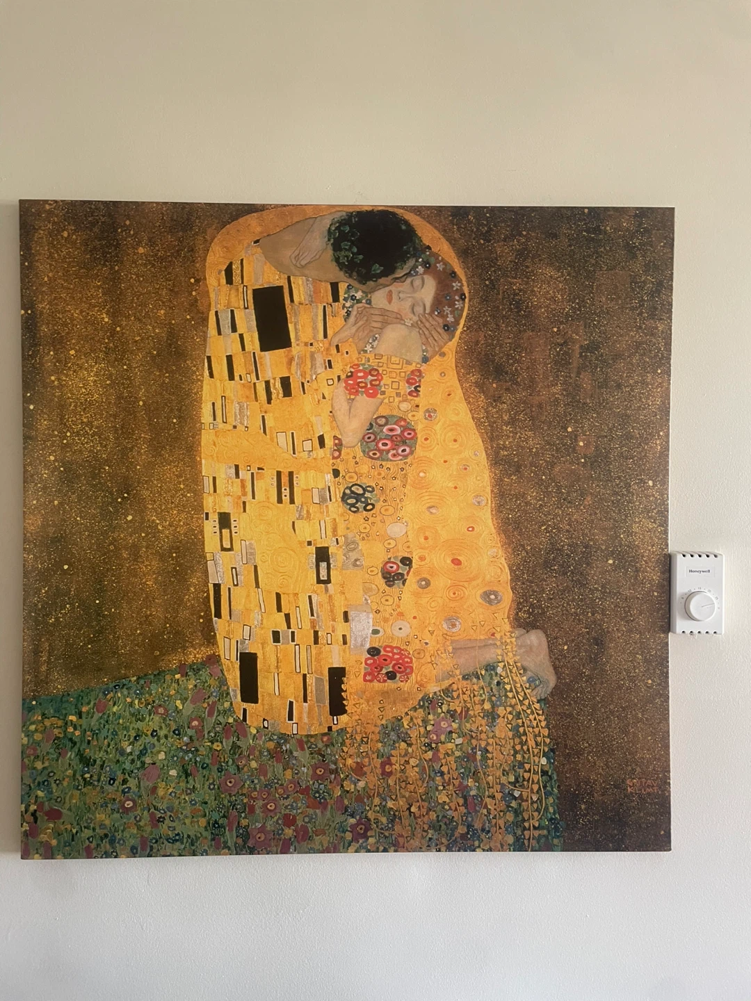 IKEA PJÄTTERYD Gustav Klimt "The Kiss" Canvas (90x90 cm)