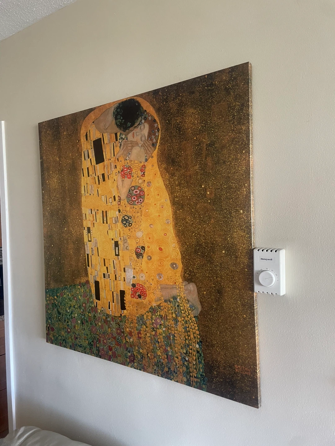 IKEA PJÄTTERYD Gustav Klimt "The Kiss" Canvas (90x90 cm) - photo 3