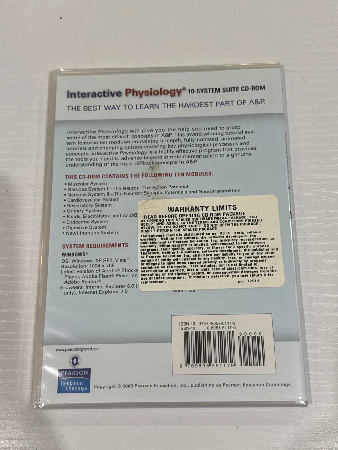 Interactive Physiology 10-System Suite CD-ROM - photo 2