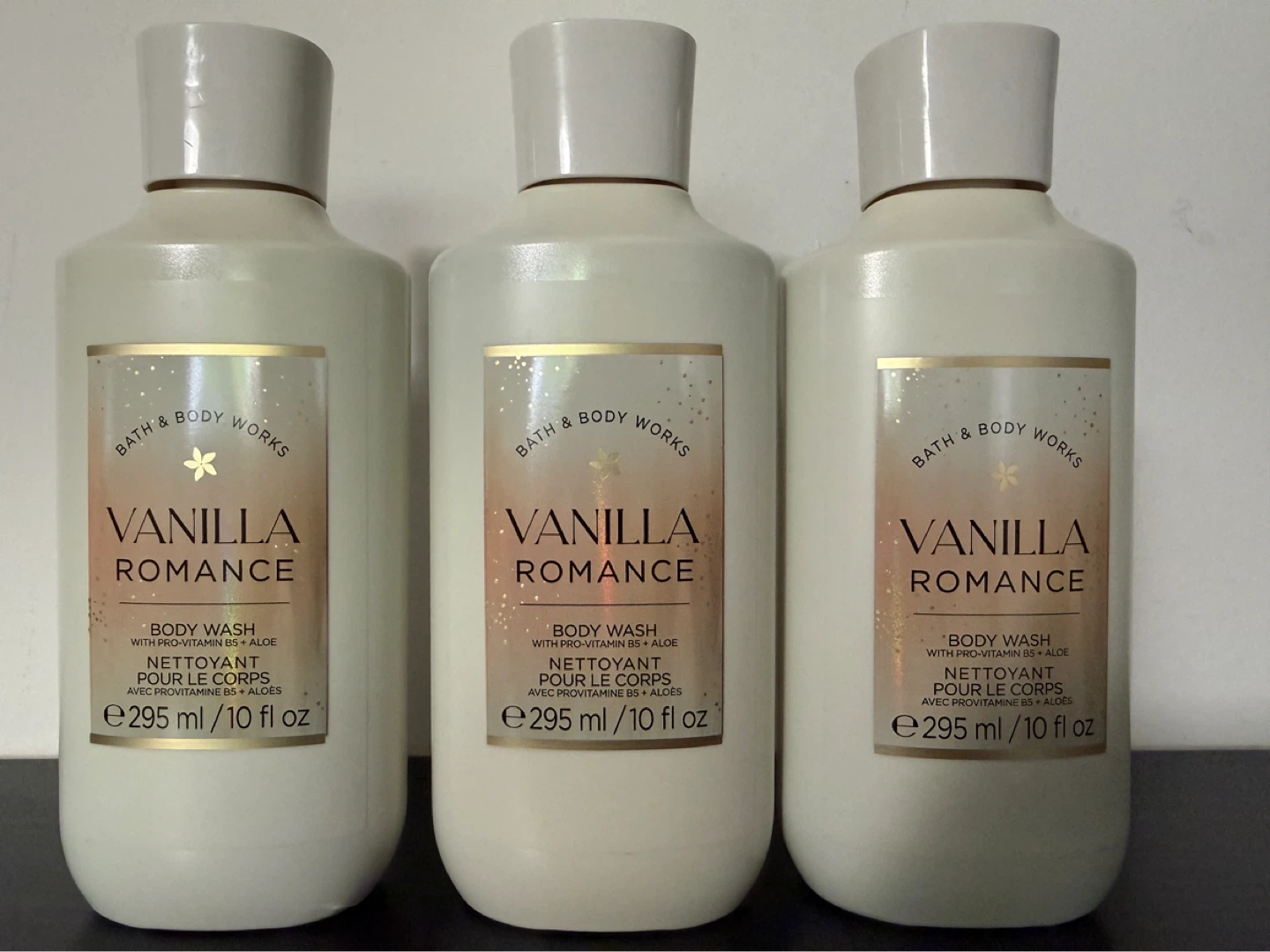 Bath & Body Works Vanilla Romance Body Wash Set